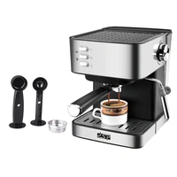 850w stainless steel espresso coffee machine latte cappuccino milk frother