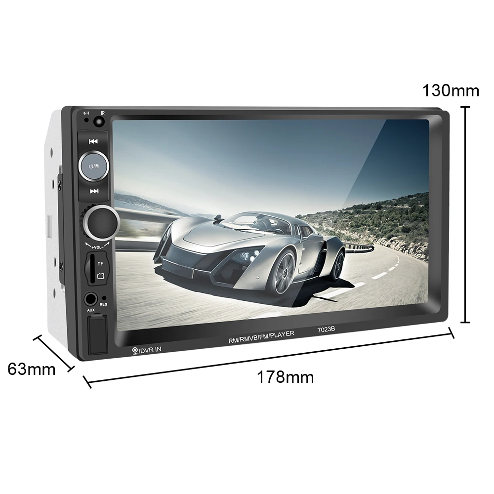 Универсальная камера заднего вида мультимедийный MP5 плеер 7-дюймовый HD сенсорный