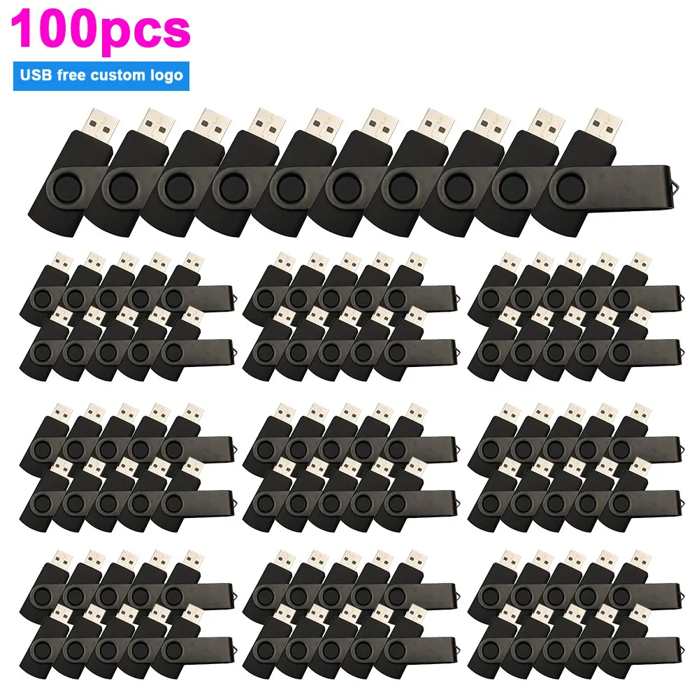 100 шт./лот Пользовательский логотип Флешка 32 ГБ 16 Usb флеш накопитель 64gb8gb 4 Гб карта