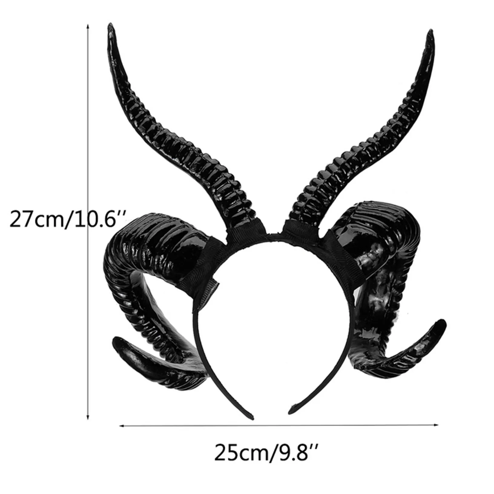 Головной убор на Хэллоуин овчина рог дьявола ухо обруч для волос повязка голову