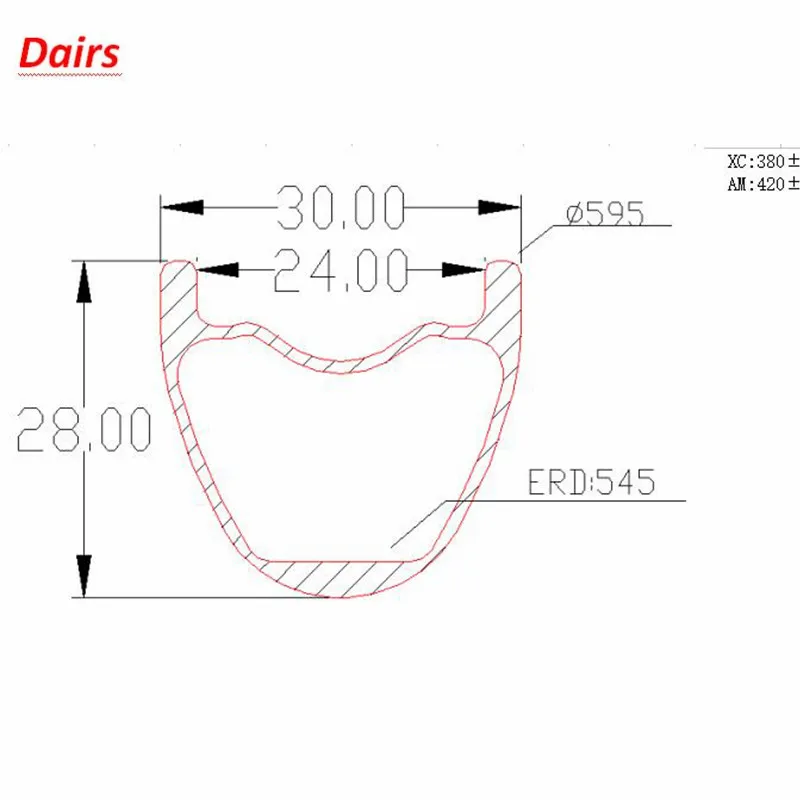 Углеродные колеса 27.5er mtb 650B 30x28 мм бескамерные прямые тянущиеся FASTace DA206 100x15 142x12