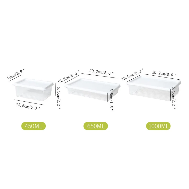 Кухонный Контейнер для хранения закусок и овощей домашний пластиковый контейнер