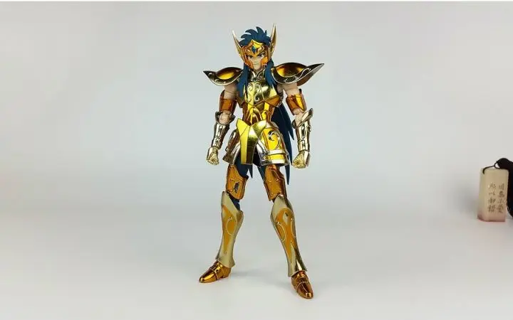 camus Comic club Metalclub металлический клуб Водолей Камю модель Saint Seiya Металл броня Ткань Миф золото Ex2.0 фигурку - Цвет: camus