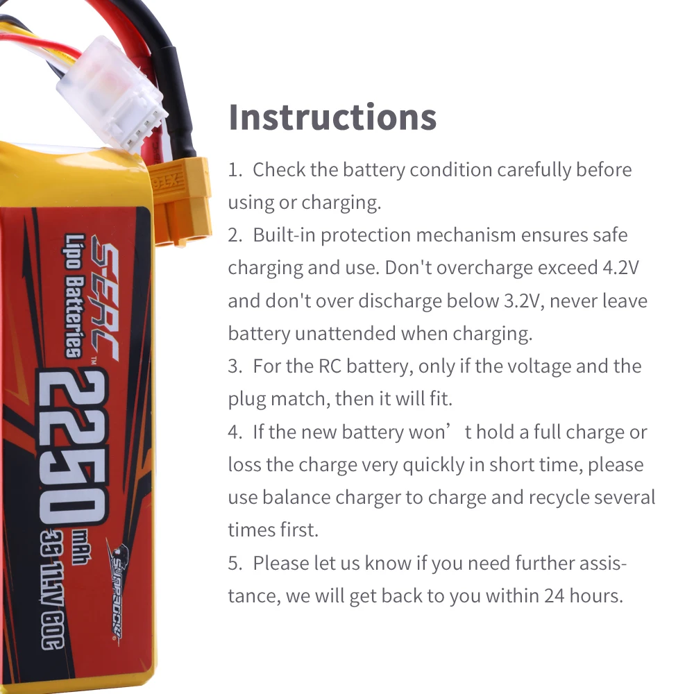 sunpadow 111 в 3s rc lipo аккумулятор 60c 70c 2250 мач с ра