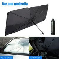 universal car sun shades umbrella cover tent foldable shield umbrella holder auto front window sunshade sun uv protector