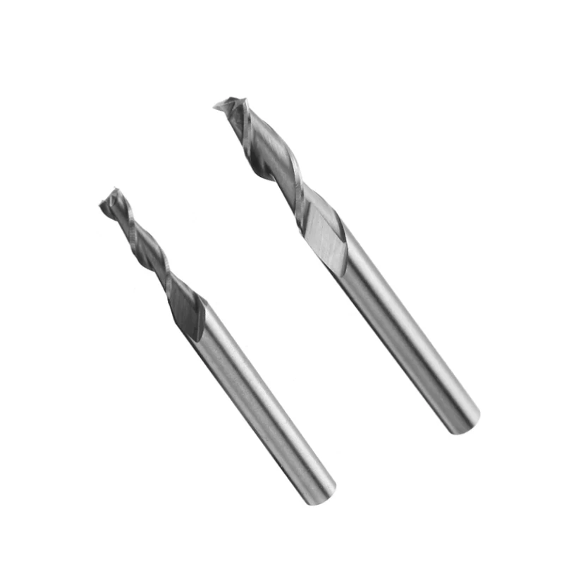 

1pc 2 Flute End Mill Extra Long Cutting Tool Durable HSS & Aluminium CNC Milling Cutter Bit 4/5/6/7/8/9/10mm