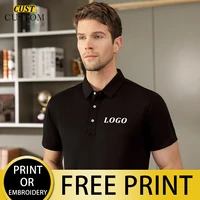 polo custom work clothes with printed logoembroidery summer casual polo shirts for men and women high end quality