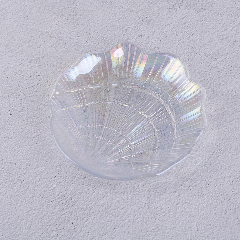 Кристаллический стеклянный лоток для демонстрации ногтей русалка накладные