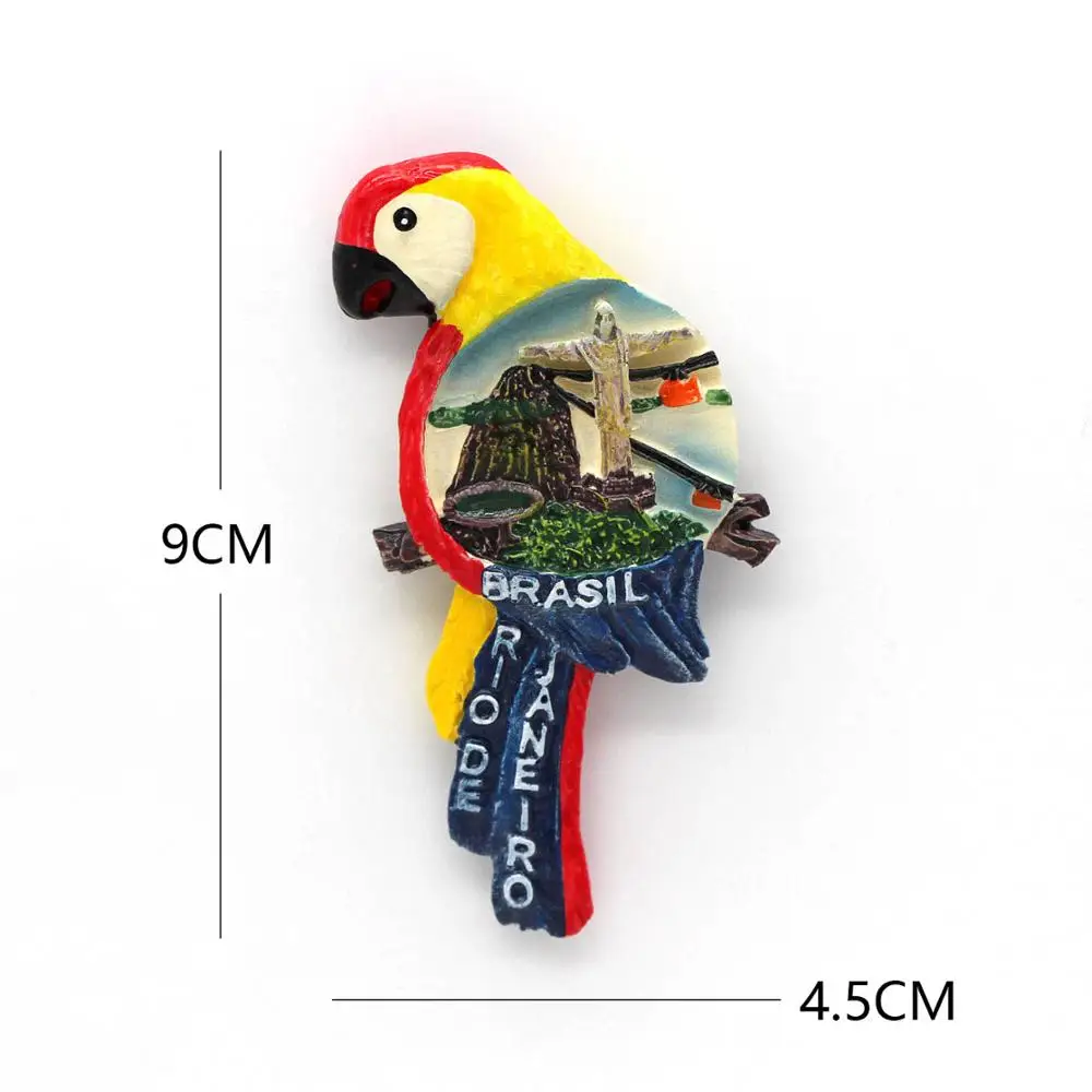 Бразилия туристический сувенир с достопримечательности 3D магниты на