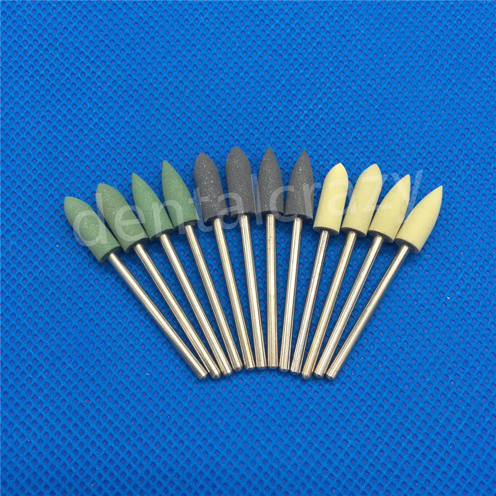 Dental 2.35mm Polishing Burs SILICONE Polishers Diamond Teeth Jewel Mixed | Красота и здоровье