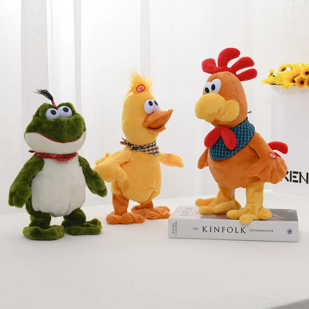 

Электронная игрушка в виде курицы