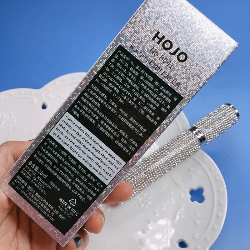 

HOJO moisturizing rich fiber long mascara natural roll speed dry waterproof anti-sweat non-dizzy dye makeup