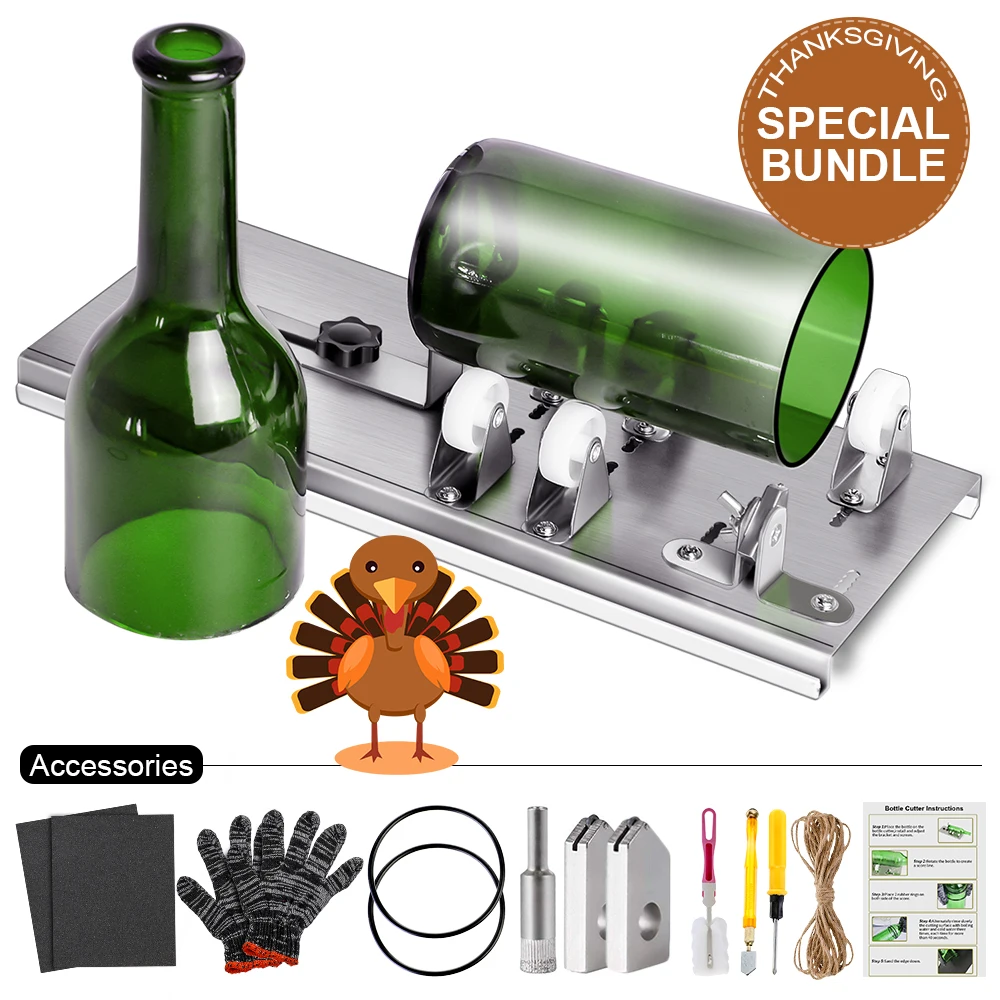 10 шт. резак для стеклянных бутылок DIY резки стекла машина вина пива шампанского