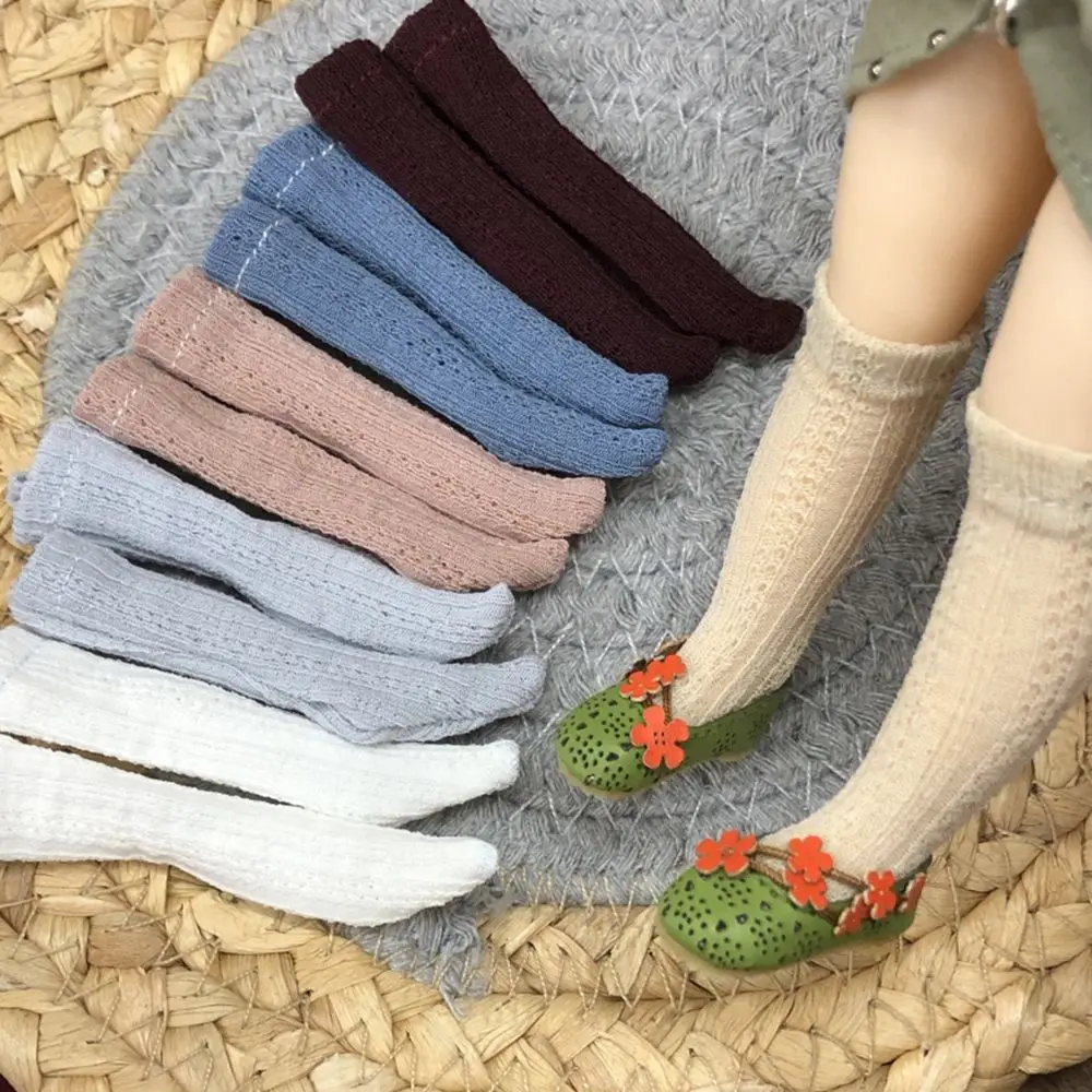 

1 Pair 1/3 1/4 1/6 Doll Cotton Socks Children Girl DIY Christmas Gift Dollhouse Decoration Toy Doll Stocking Clothes Accessories