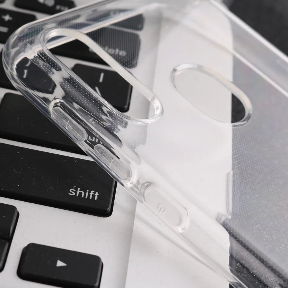 plain black transparent back protective cover for umidigi a3x anti knock clear tpu soft silicone case for umidigi a3x phone case free global shipping