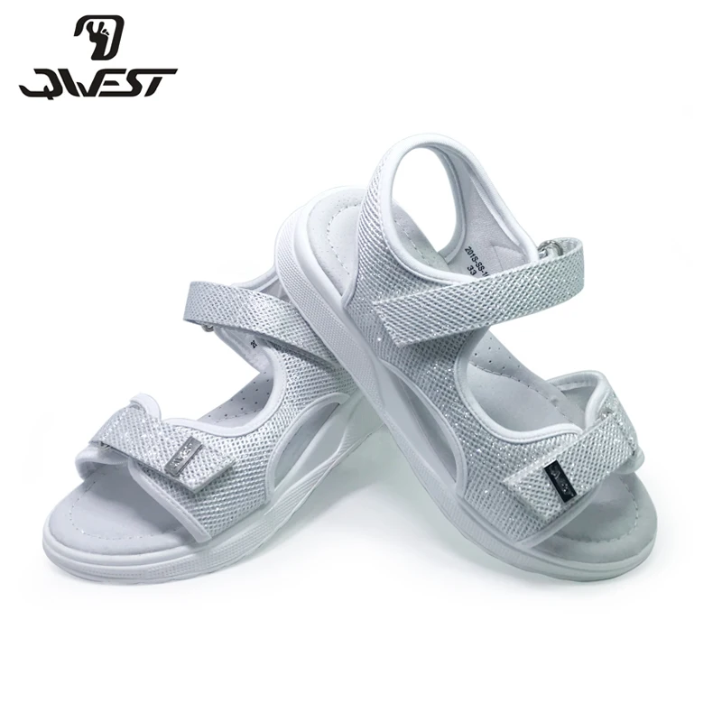 Сандалии с вырезами FLAMINGO 2020 Летние повседневные босоножки на липучке кожаные