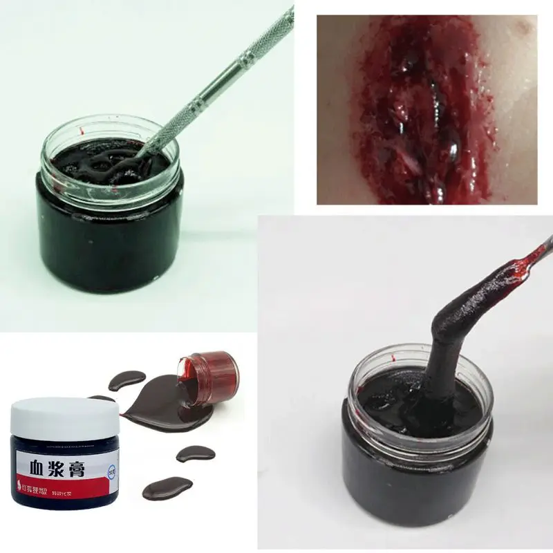 Искусственный реалистичный поддельный плазменный крем реквизит для макияжа