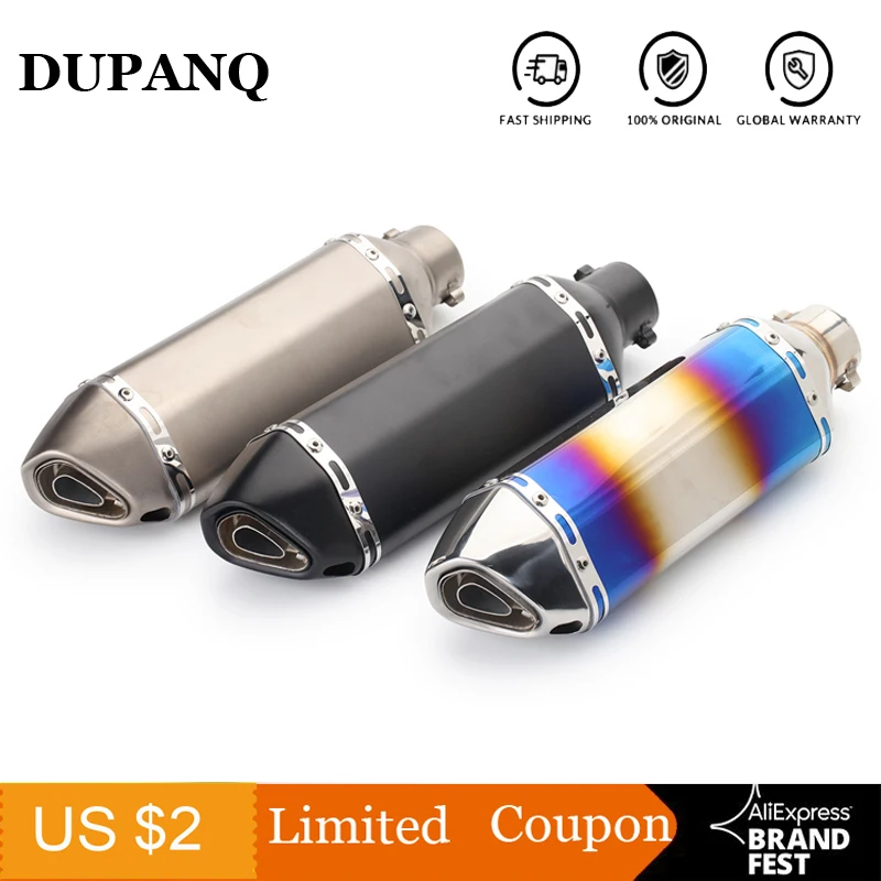 Универсальный модифицированный глушитель выхлопных газов DUPANQ труба для скутера