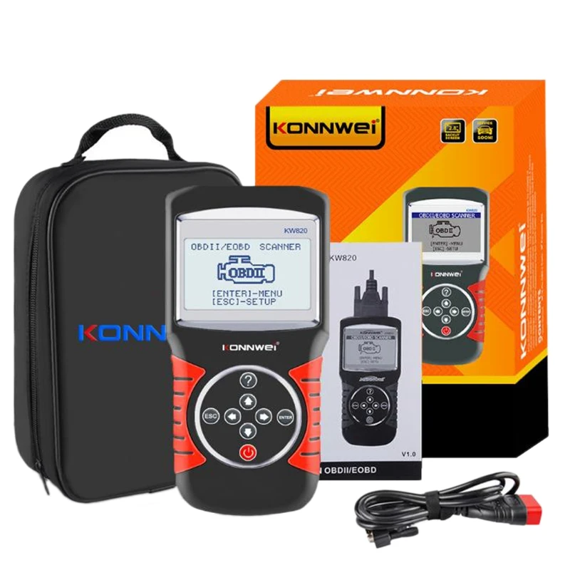 

KONNWEI KW820 Car Diagnostic Tool EOBD OBD2 Vehicle Engine Code Reader Fault Scanner Tool for Cars Car Test