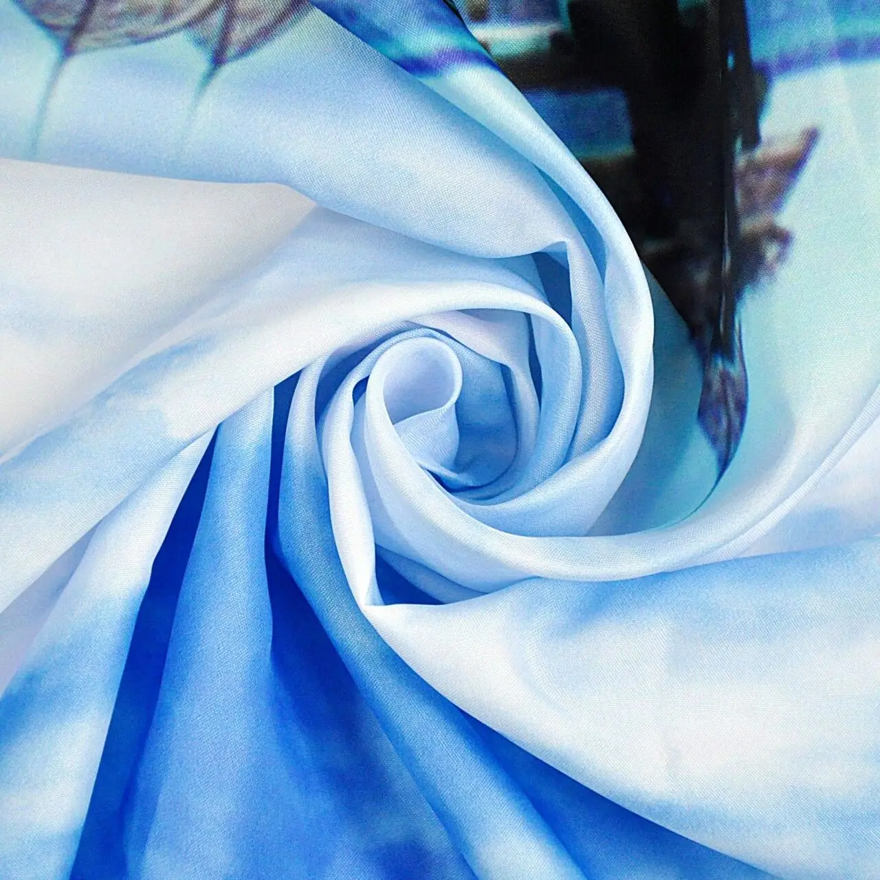 Водонепроницаемая тканевая занавеска для душа японская Гора Fuji цвет вишни | Дом и