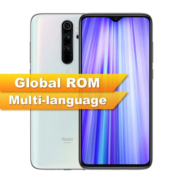 Global ROM White Смартфон Xiaomi Redmi Note 8 pro с глобальной прошивкой, 6 ГБ, 128 ГБ, MTK Helio G90T, 4500 мАч, 64 мп, камера заднего вида, 6,53 дюйма - Цвет: Global ROM White