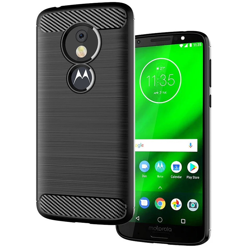 Роскошный чехол из углеродного волокна для Motorola One Action Macro Vision Zoom Moto E4 E5 E6 G6 G7 G8 | Отзывы и видеообзор