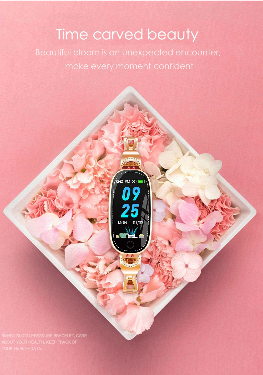 Водонепроницаемые Смарт-часы JWMOVE красивый женский браслет пульсометр монитор