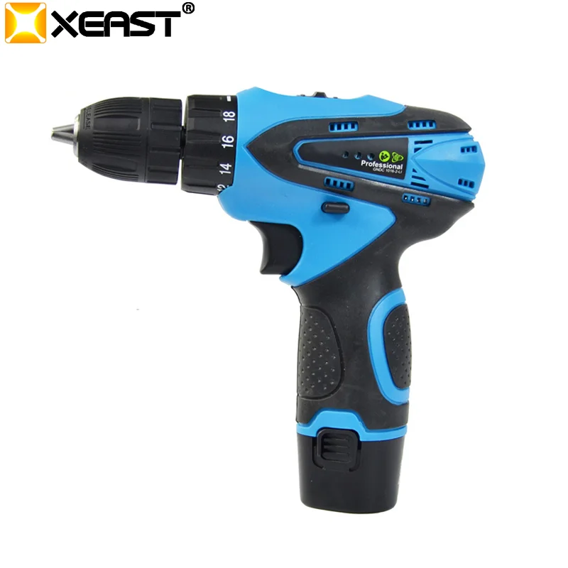 Электрическая отвертка XEAST 12 В беспроводная дрель мини драйвер постоянного тока