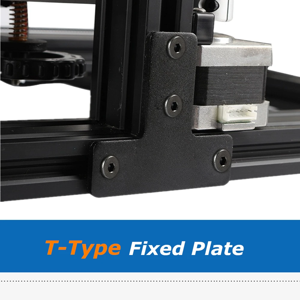 1 комплект 3D-принтеры Запчасти Алюминий T-Тип фиксированный кронштейн с латунной