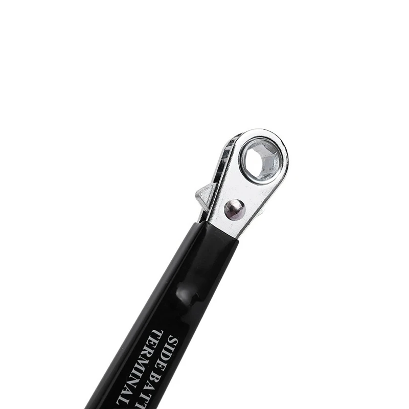Car Styling Reversible 5/16 inch Hex Head Battery Bolt Side Wrench Terminal Ratchet 5.5In/14cm Long Insul |