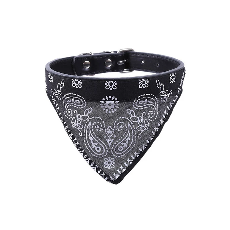Регулируемый принт нагрудники Собака Pet шейный платок шарф воротник треугольник