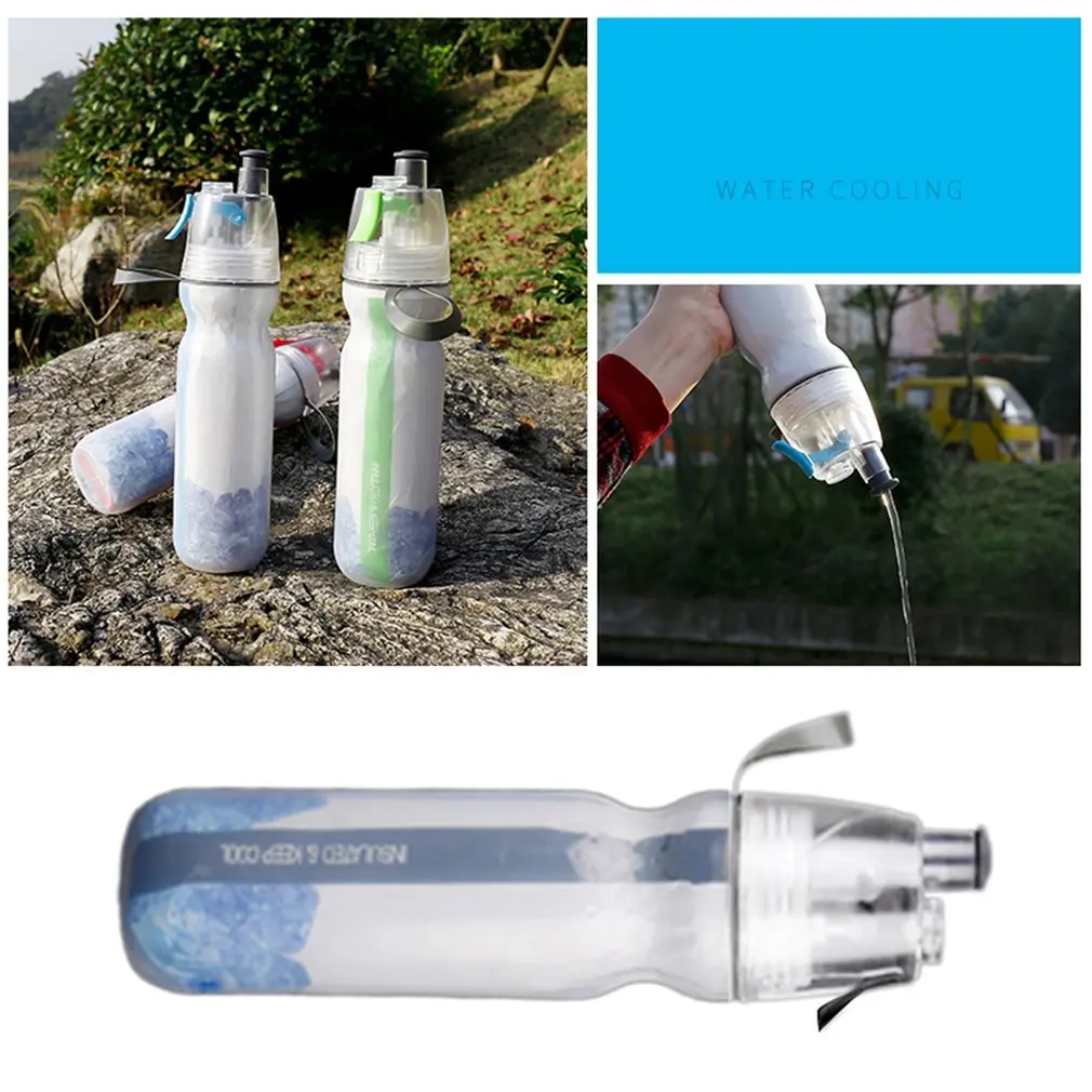 

Spray cycling bicycle outdoor sports bottle cold water bottle Anti-extrusion Anti-burst Anti-odor Water storage