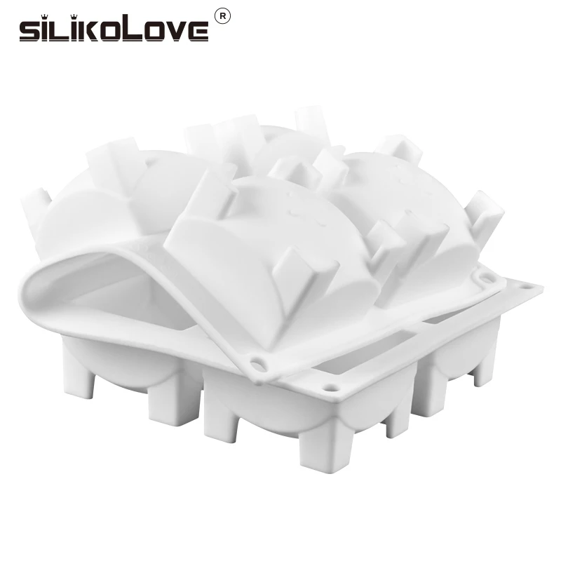 Силиконовая форма SILIKOLOVE для выпечки сделай сам 8 дюймов прямоугольная маффинов