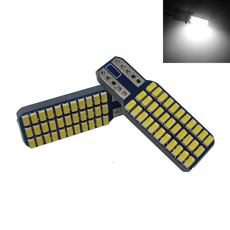 

1X CanBus Error Free T10 192 194 168 W5W 3014 33smd Led White Color Width Lamp License Plate Light Bulbs Auto Door For Car 12V