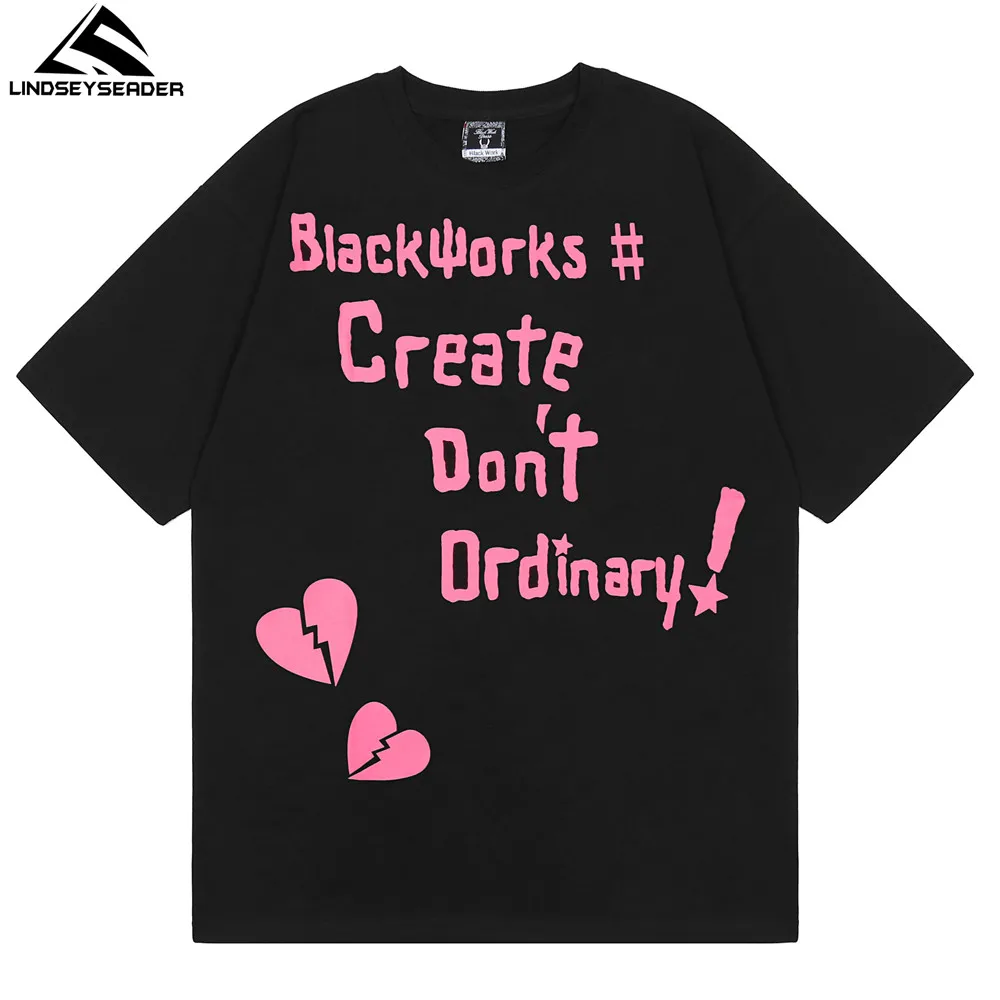 Линдси сидер Мужская футболка в стиле хип хоп объемным принтом 2021 повседневные