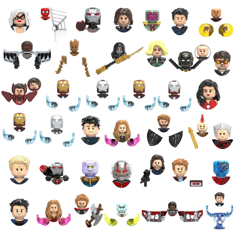 Marvel игрушки с супергероями Loki Sylvie Железный человек Человек-паук Халк Тор Капитан