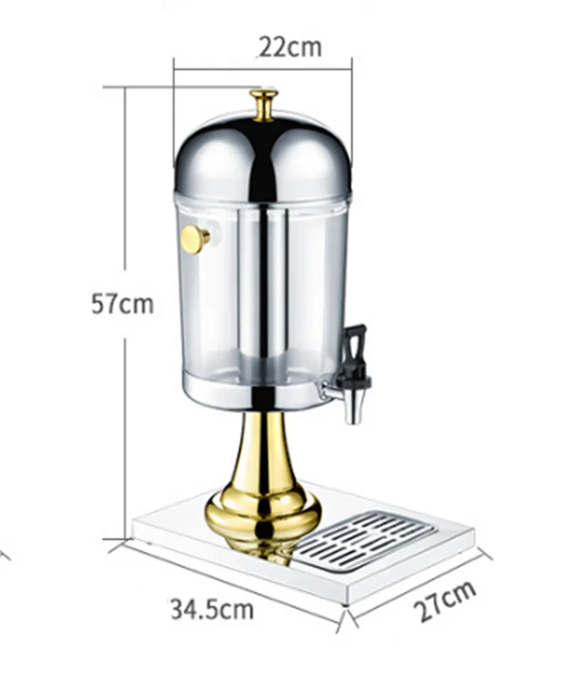 Диспенсер для питьевой воды из нержавеющей стали отдельный резервуар сок