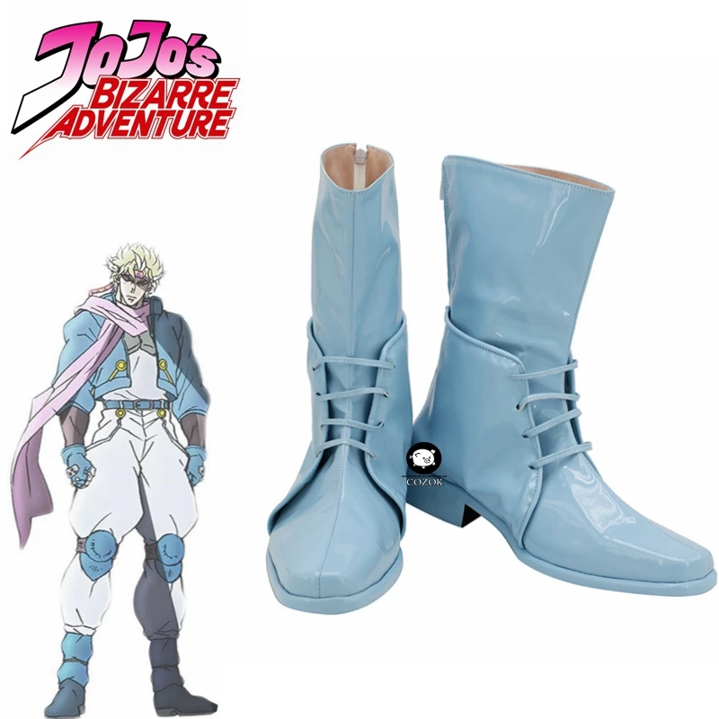 

JoJo's Bizarre Adventure Caesar Anthonio Zeppeli Cosplay Boots Leather Shoes Custom Made for Unisex Any Size