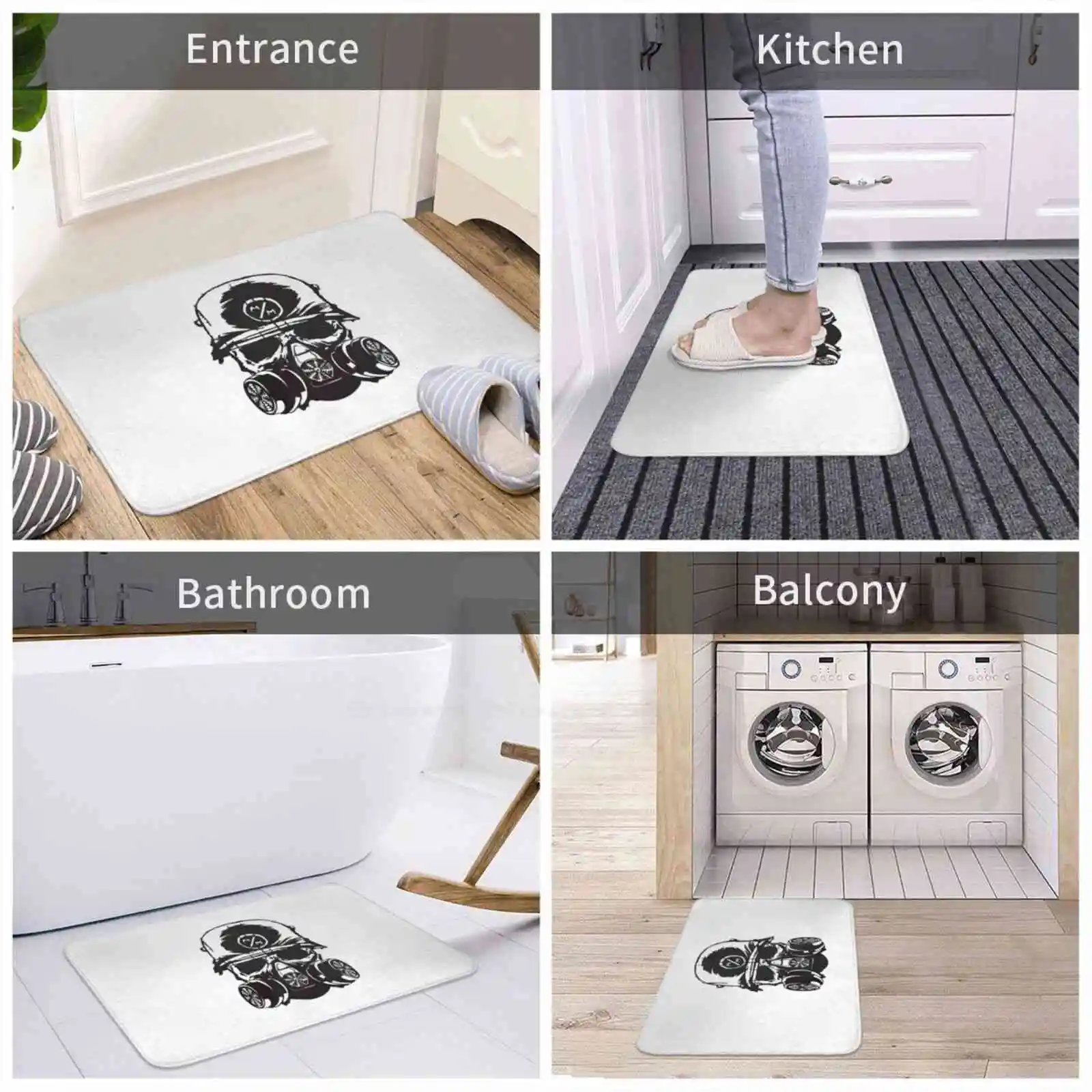 2 мягкий домашний Противоскользящий коврик для всей семьи ковер с длинным