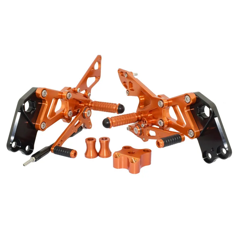 Waase для KTM RC125 RC200 RC390 RC 125 200 390- регулируемые наездники задние наборы Rearset Подножка для ног колышки