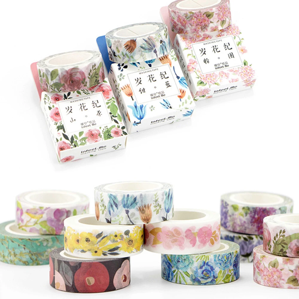 2020 новые садовые растения цветы Бумага васи лента суккулент вишня абрикос