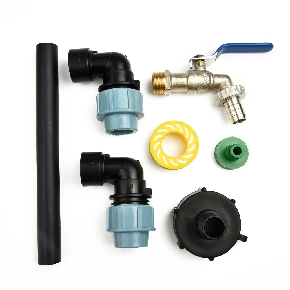 

Accessories IBC Tank Adapter Accessory Supplies Gooseneck Tank Rain Barrel