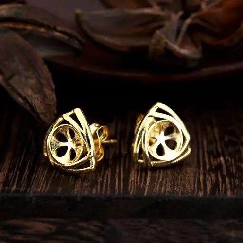 Женские серьги гвоздики из серебра 925 пробы с жемчугом 5/6/7 мм|Серьги-гвоздики| |