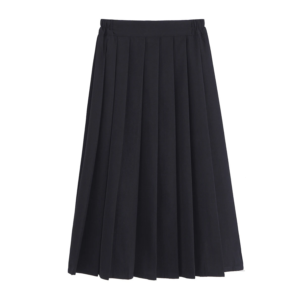 2020 летние женские юбки средней длины в винтажном стиле с завышенной талией