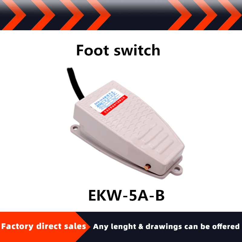Прямая продажа алюминиевый корпус ножной переключатель Дырокол пресс с проводом