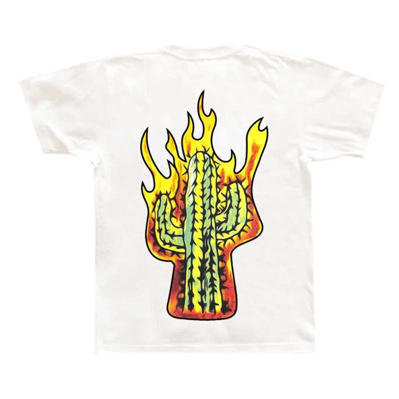 2022 год футболка Трэвиса Скотта астромира со штрихом мой пламенный кактус для