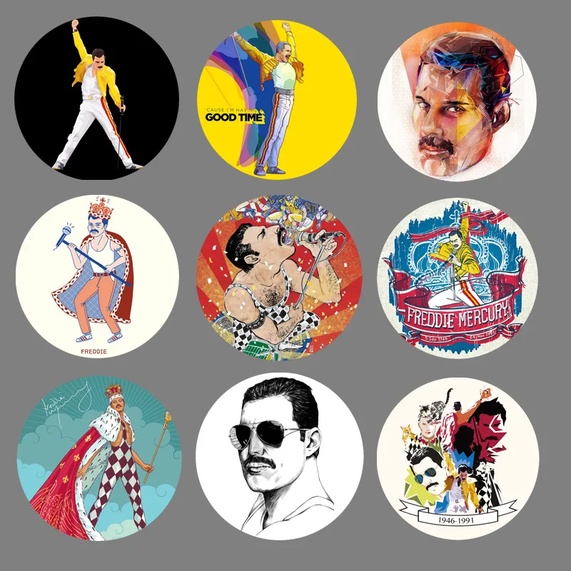 1 шт. металлические значки для рюкзака Freddie Mercury|Значки| |