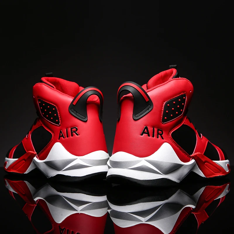 UYOYU с высоким берцем большие Размеры Баскетбольная обувь Для мужчин на открытом