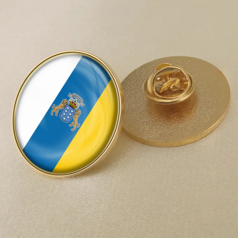 Герб Канарских островов автономное окружение Испании брошь в виде