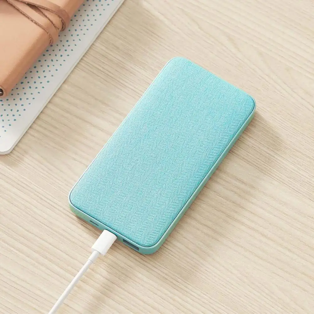 Green Xiaomi ZMI QB910 10000mAh power Bank type-C 2-way 18W быстрая зарядка портативный внешний аккумулятор usb-хаб для iPhone-темно-серый - Цвет: Green